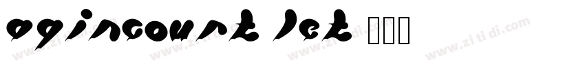 Agincourt LET字体转换
